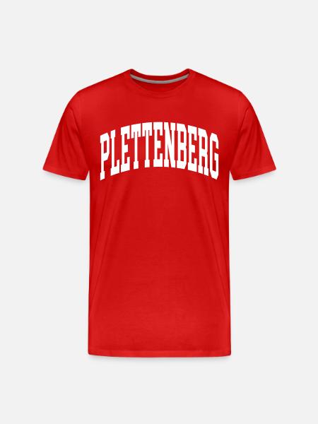 Plettenberg - Men's Premium Organic T-Shirt - red
