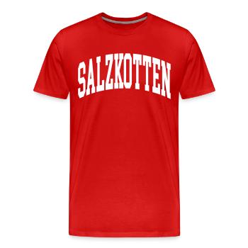 Salzkotten - T-shirt bio Premium Homme - rouge - Devant - Damien (186cm)