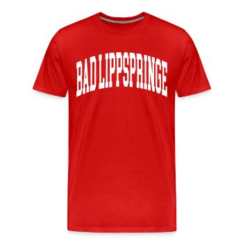 Bad Lippspringe - T-shirt bio Premium Homme - rouge - Devant - Damien (186cm)