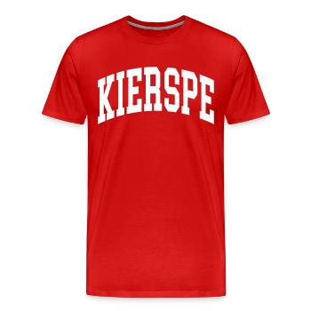 Kierspe - T-shirt bio Premium Homme - rouge - Devant - Damien (186cm)