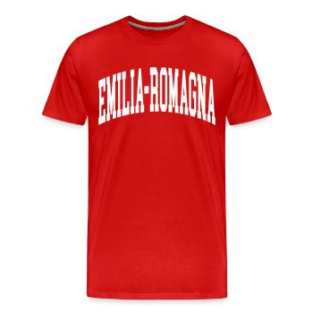 Emilia-Romagna - Männer Premium Bio T-Shirt - Rot - Vorne - Damien (186cm)