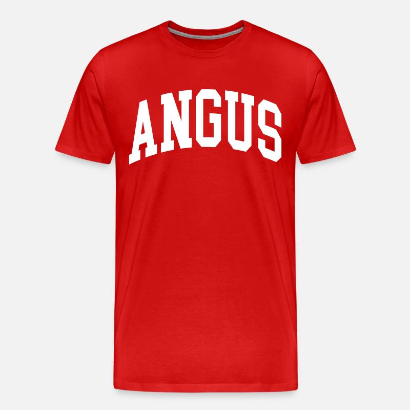 Angus - Männer Premium Bio T-Shirt - Rot