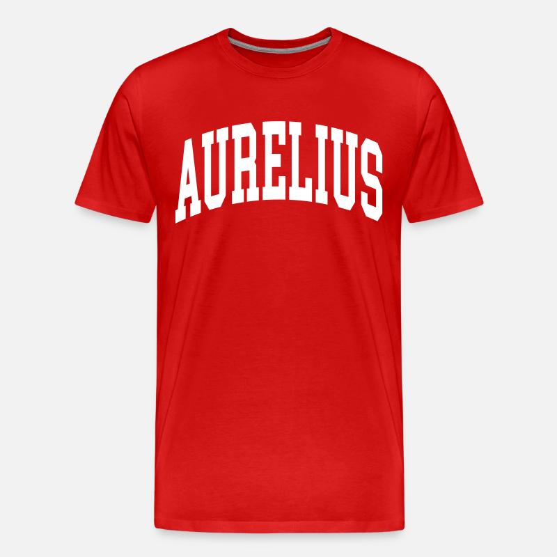 Aurelius - Männer Premium Bio T-Shirt - Rot