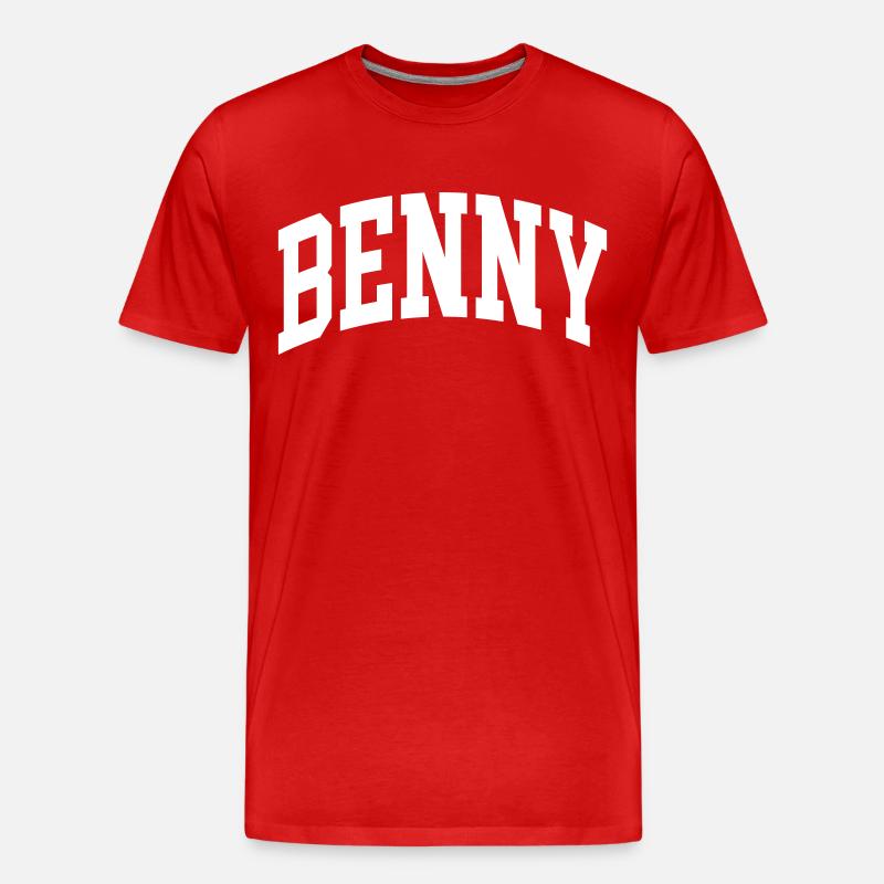 Benny - Männer Premium Bio T-Shirt - Rot