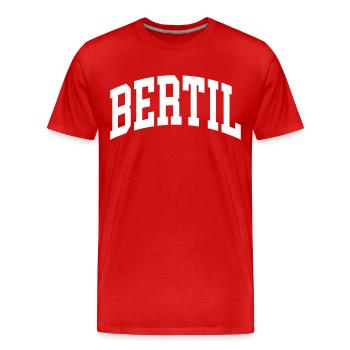 Scott - Men's Premium Organic T-Shirt - red - Front - Damien (186cm)