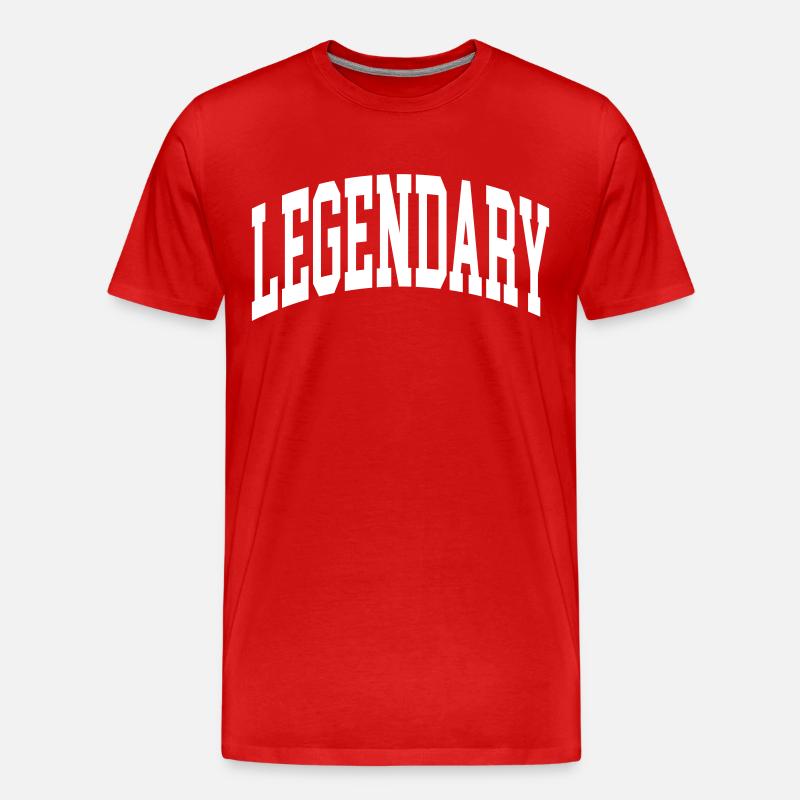 Legendary - Männer Premium Bio T-Shirt - Rot
