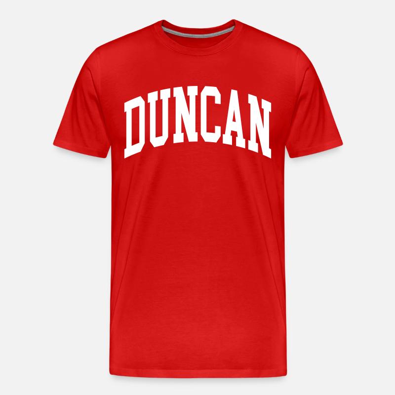 Duncan - Männer Premium Bio T-Shirt - Rot
