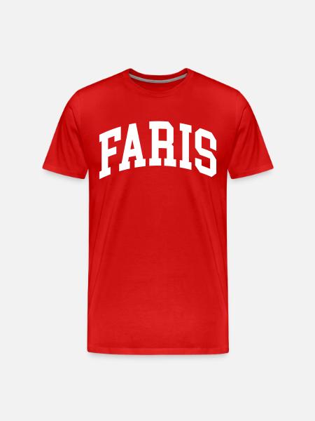 Faris - T-shirt bio Premium Homme - rouge