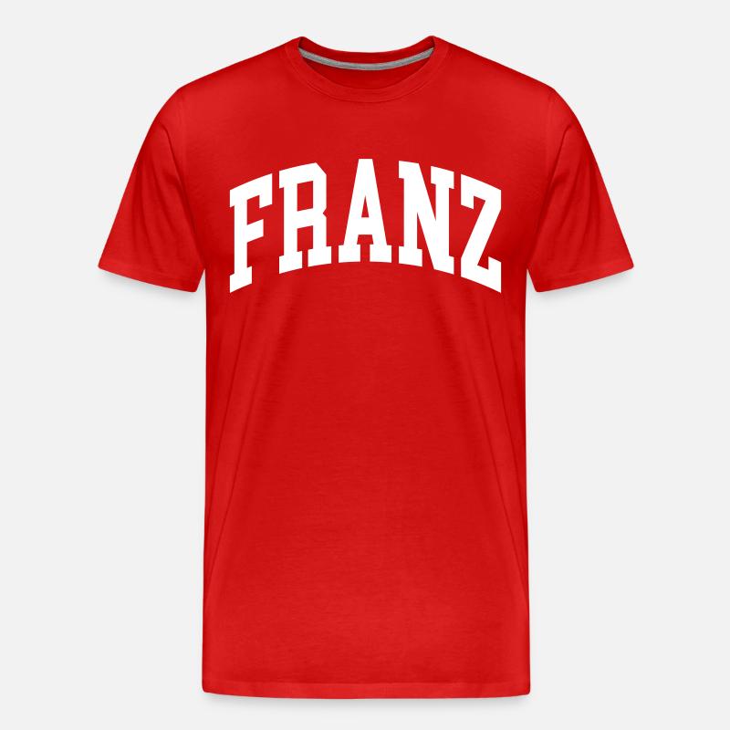 Franz - Männer Premium Bio T-Shirt - Rot