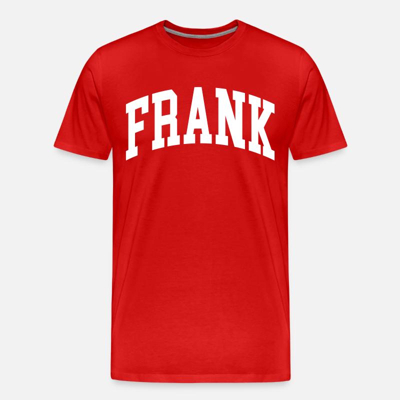 Frank - Männer Premium Bio T-Shirt - Rot