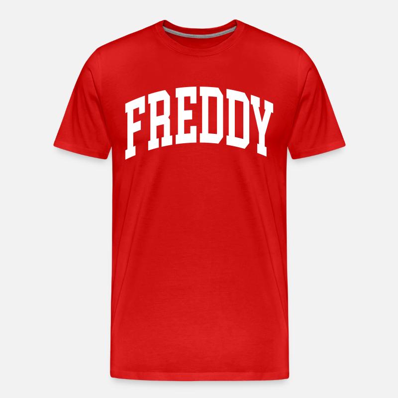 Freddy - Männer Premium Bio T-Shirt - Rot