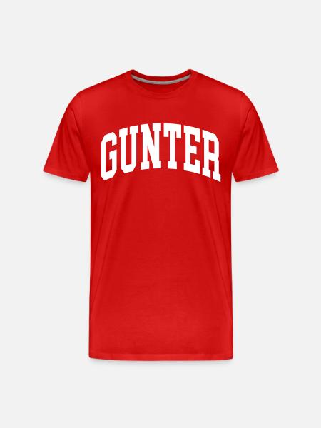 Gunter - T-shirt bio Premium Homme - rouge