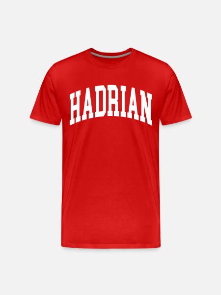 Hadrian - Männer Premium Bio T-Shirt - Rot