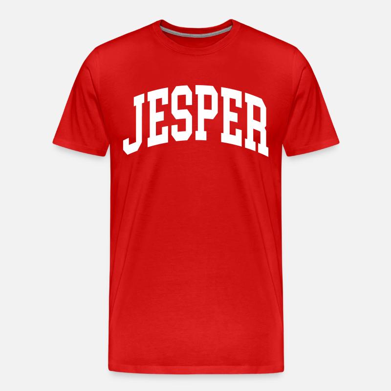 Jesper - Männer Premium Bio T-Shirt - Rot