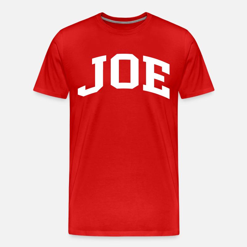 Joe - Männer Premium Bio T-Shirt - Rot