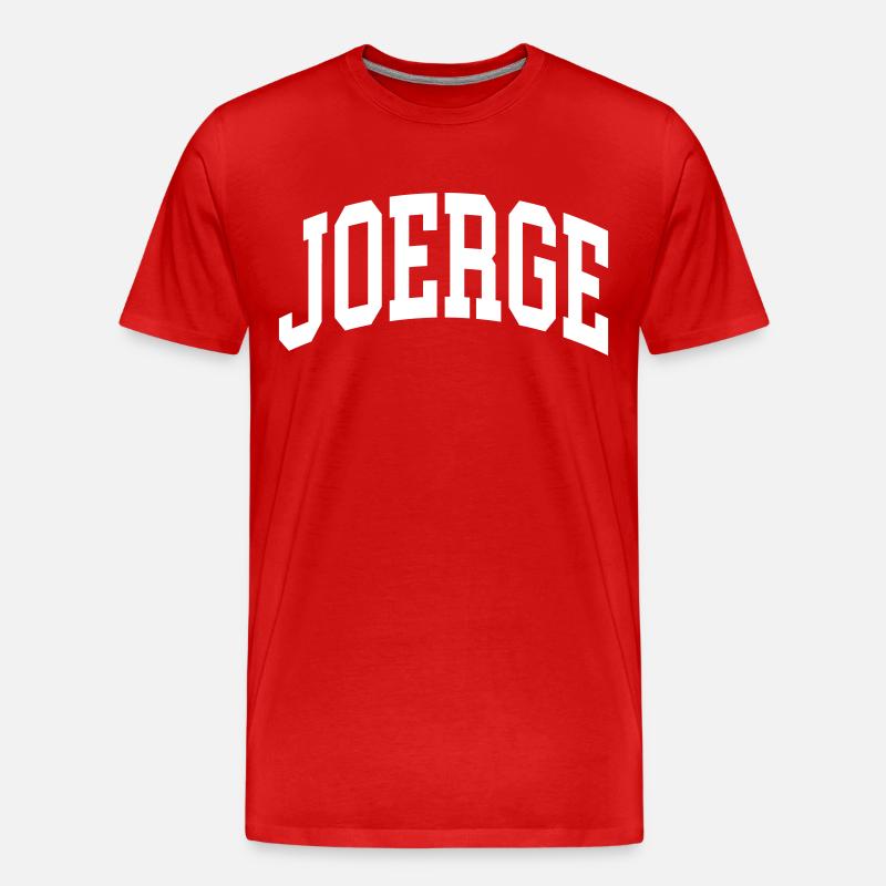 Joerge - Männer Premium Bio T-Shirt - Rot