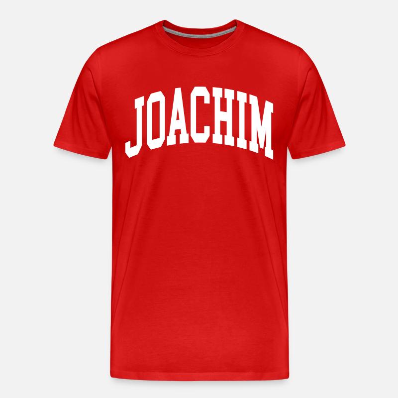 Joachim - Männer Premium Bio T-Shirt - Rot