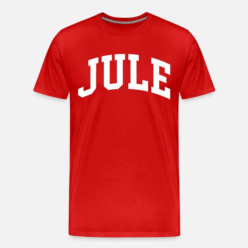 Jule - Männer Premium Bio T-Shirt - Rot