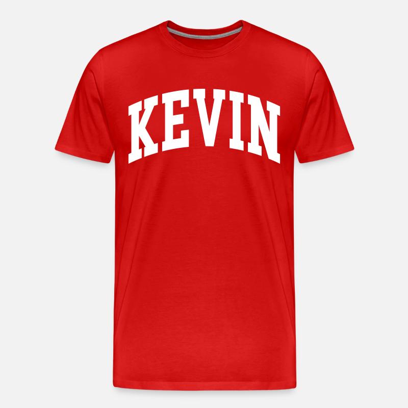 Kevin - Männer Premium Bio T-Shirt - Rot