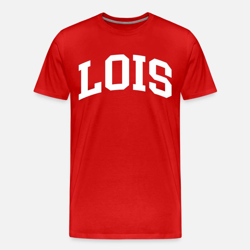 Lois - Männer Premium Bio T-Shirt - Rot