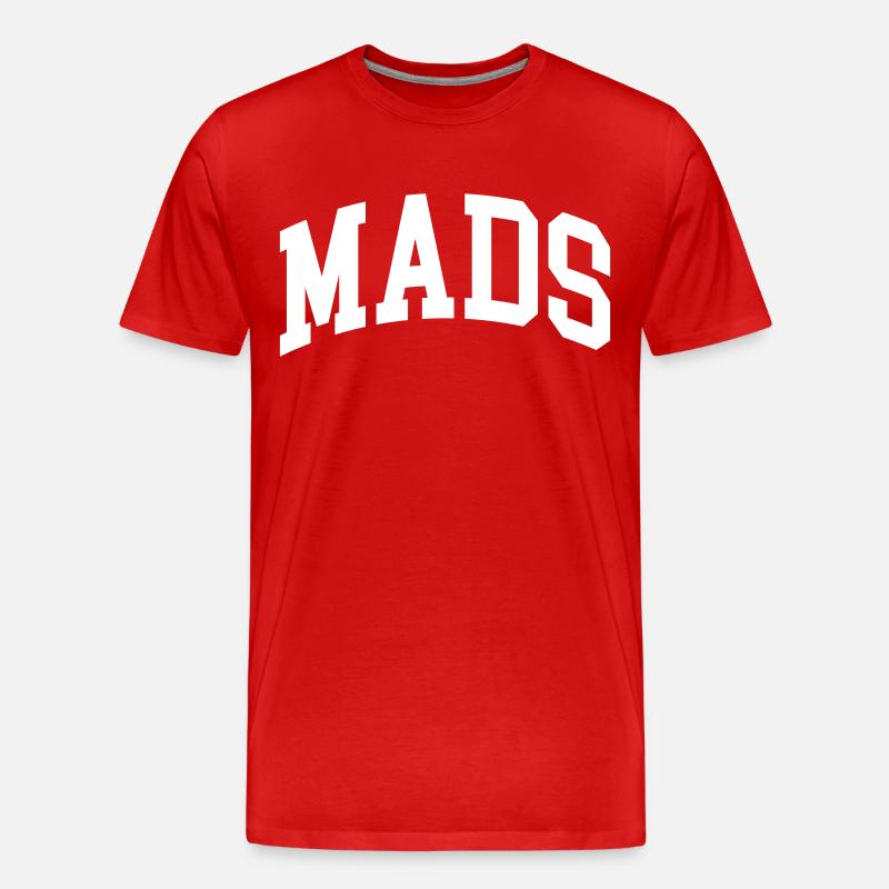 Mads - Männer Premium Bio T-Shirt - Rot