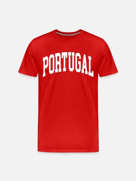 Portugal - Männer Premium Bio T-Shirt - Rot