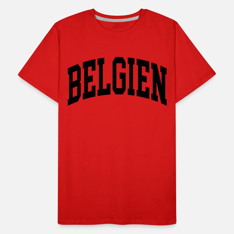 Belgium Men's Premium Organic T-Shirt