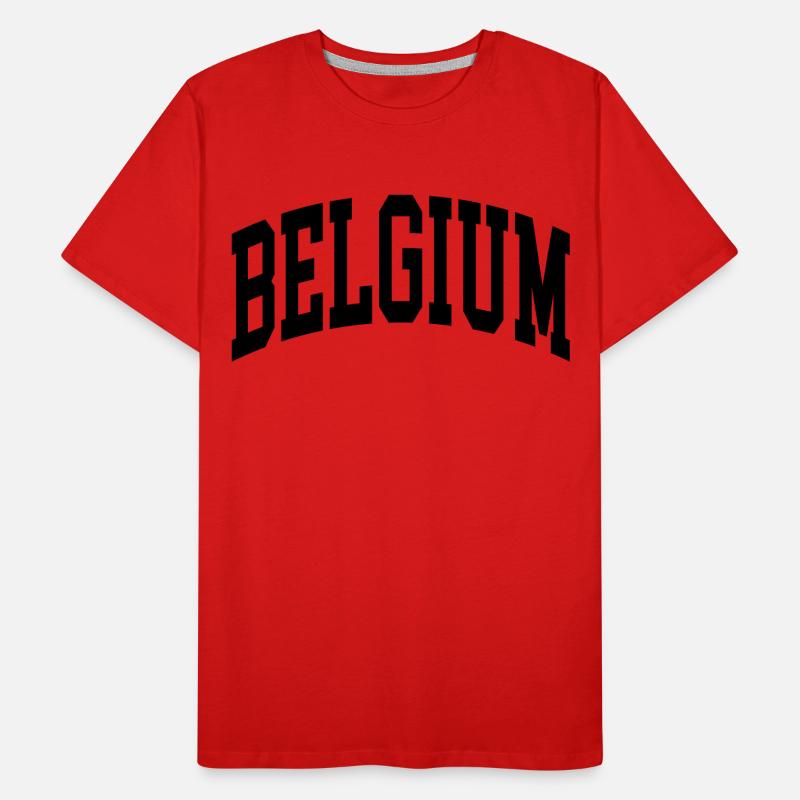 Belgium Men's Premium Organic T-Shirt