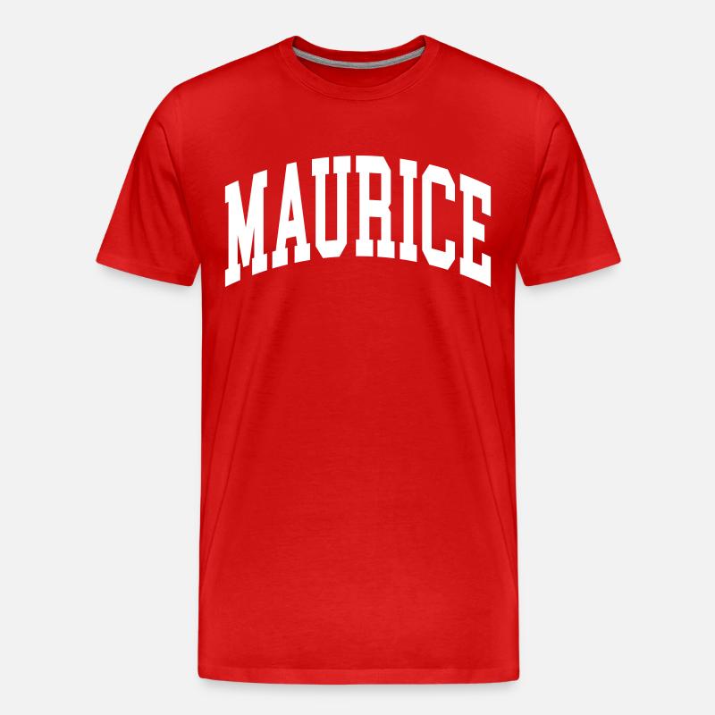 Maurice - Männer Premium Bio T-Shirt - Rot