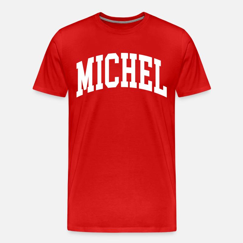 Michel - Männer Premium Bio T-Shirt - Rot