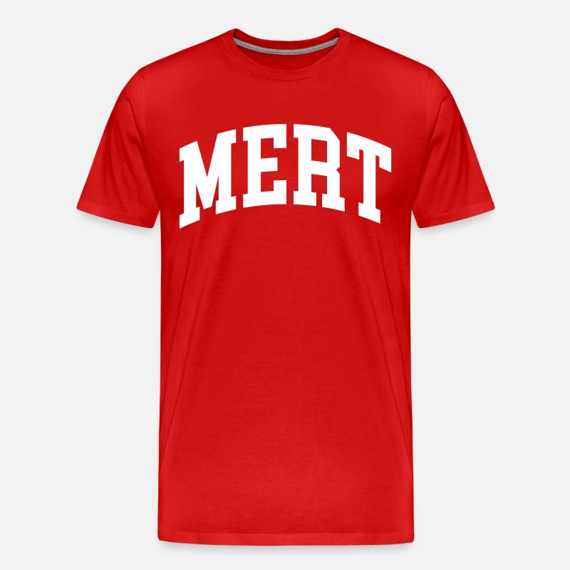 Mert - Männer Premium Bio T-Shirt - Rot