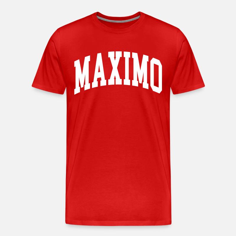Maximo - Männer Premium Bio T-Shirt - Rot