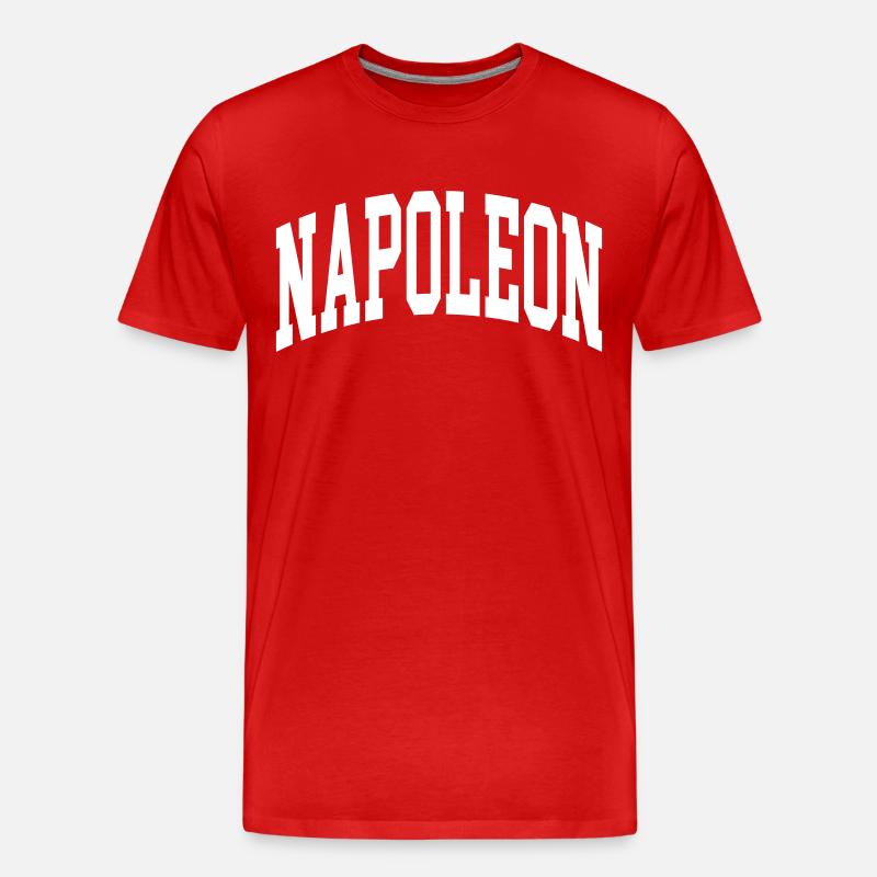 Napoleon - Männer Premium Bio T-Shirt - Rot