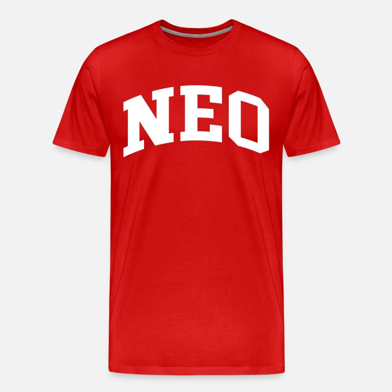 Neo - Männer Premium Bio T-Shirt - Rot