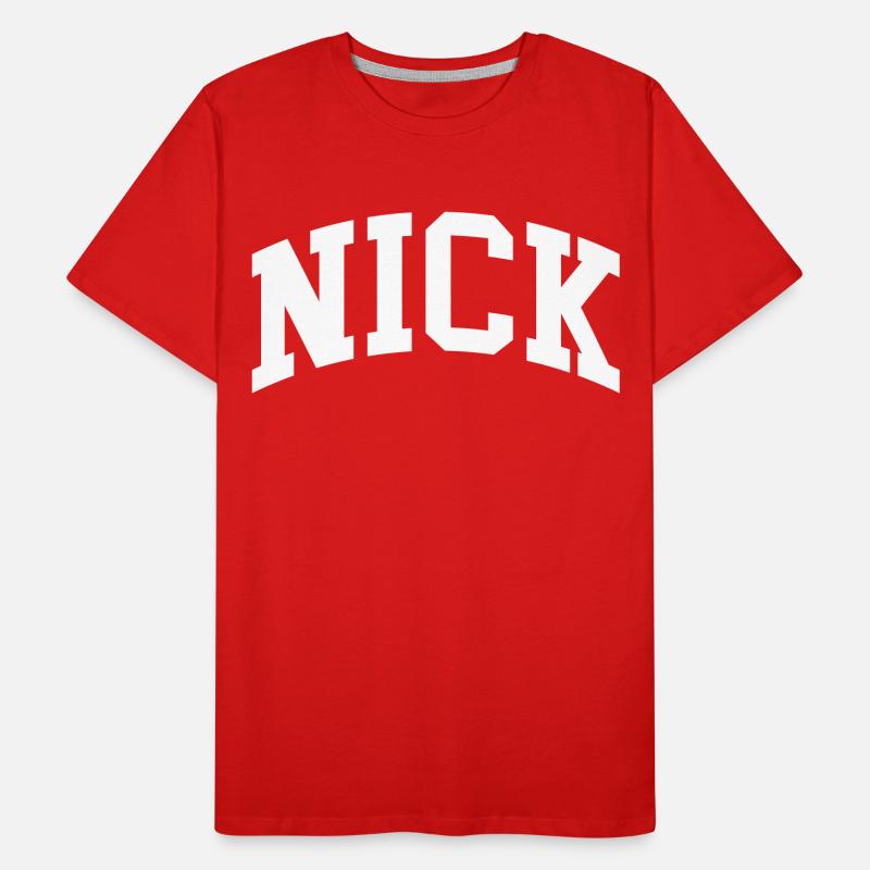 Nick Männer Premium Bio T-Shirt