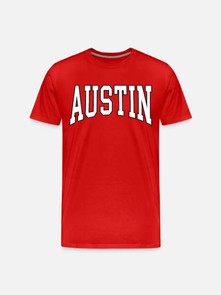 Austin - T-shirt bio Premium Homme - rouge