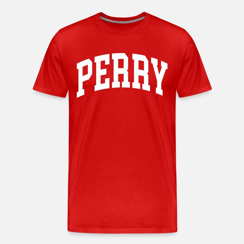 Perry - Men's Premium Organic T-Shirt - red