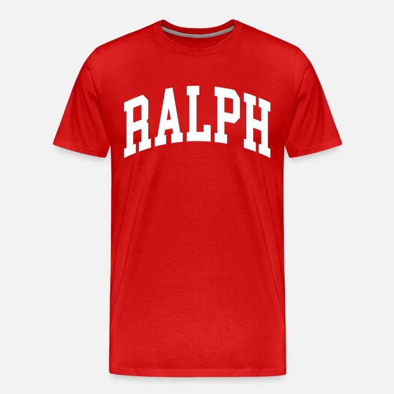 Ralph - Männer Premium Bio T-Shirt - Rot