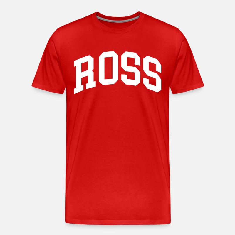 Ross - Männer Premium Bio T-Shirt - Rot