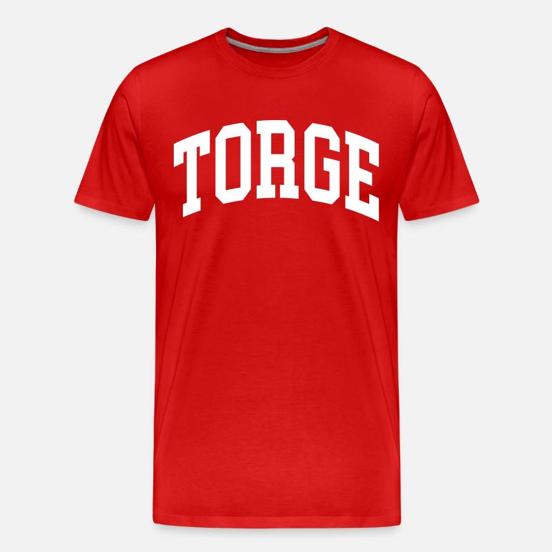 Torge - Männer Premium Bio T-Shirt - Rot