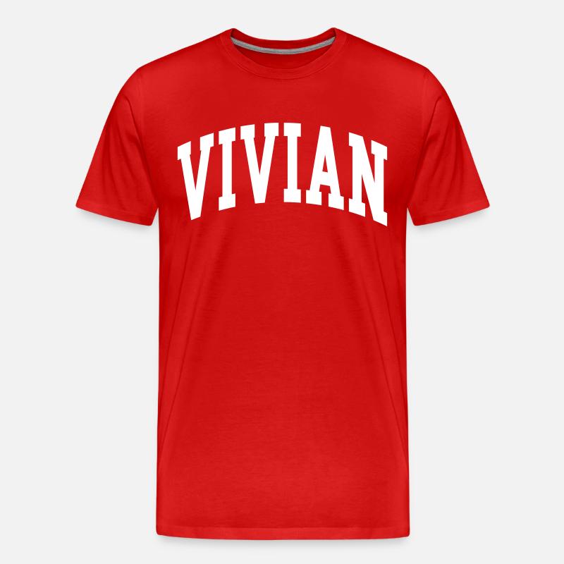 Vivian - Männer Premium Bio T-Shirt - Rot