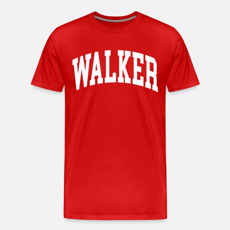 Walker - Männer Premium Bio T-Shirt - Rot