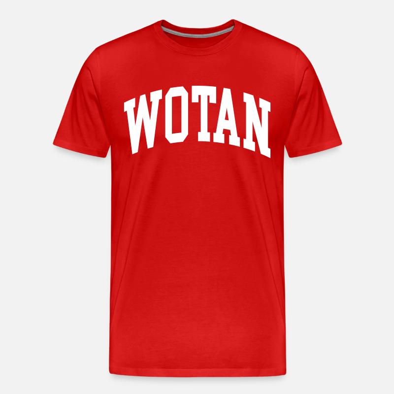 Wotan - Männer Premium Bio T-Shirt - Rot