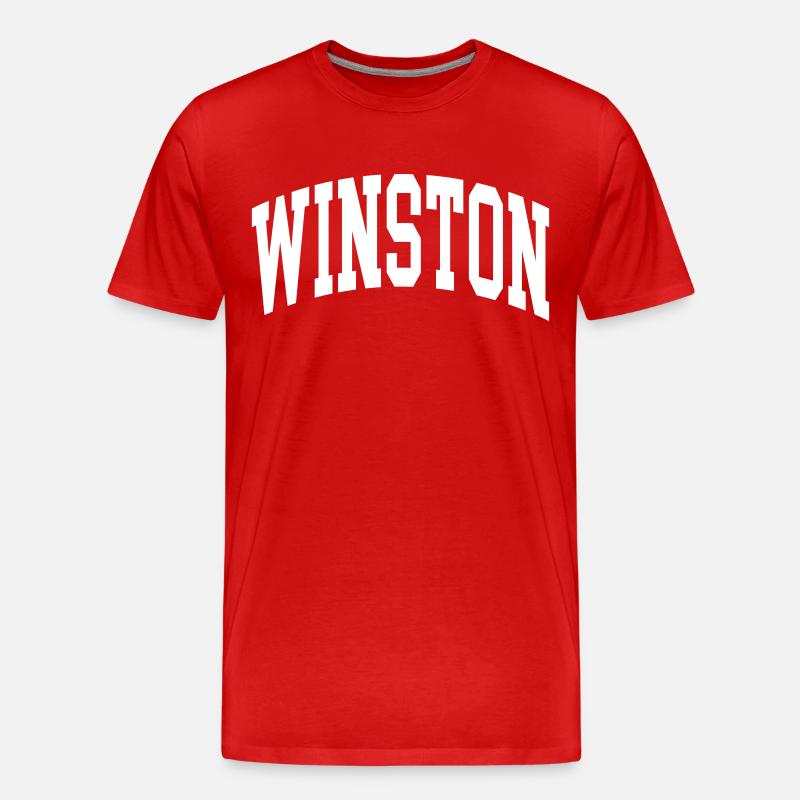 Winston - Männer Premium Bio T-Shirt - Rot