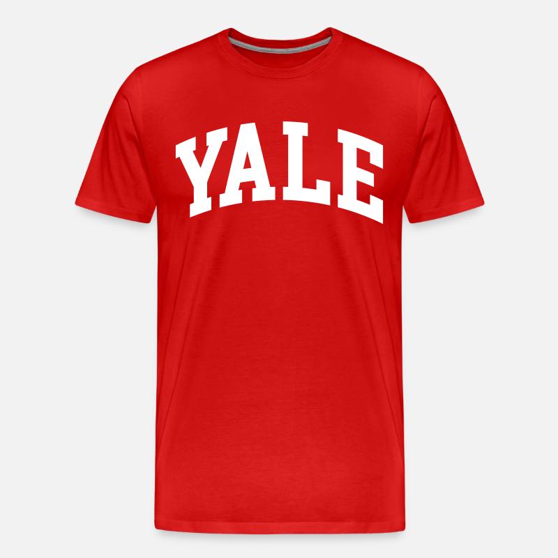 Yale - Männer Premium Bio T-Shirt - Rot