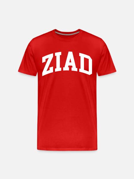 Ziad - T-shirt bio Premium Homme - rouge