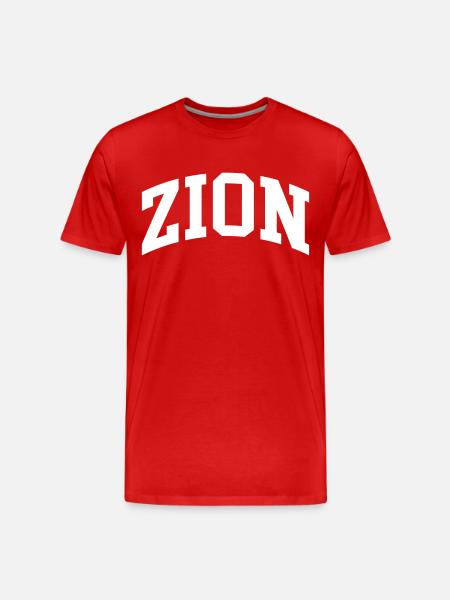 Zion - Men's Premium Organic T-Shirt - red