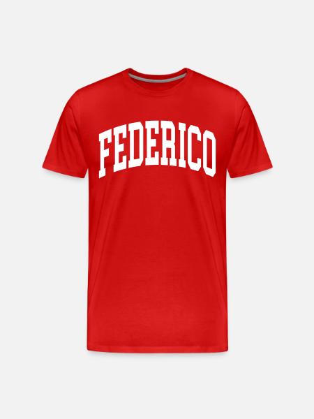 Federico - Men's Premium Organic T-Shirt - red