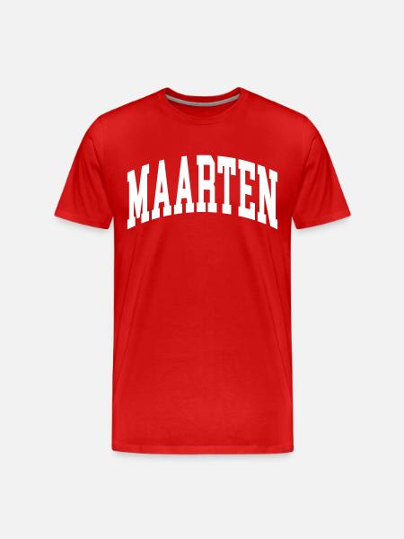 Maarten - T-shirt bio Premium Homme - rouge