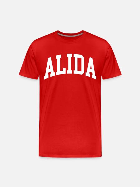 Alida - Männer Premium Bio T-Shirt - Rot